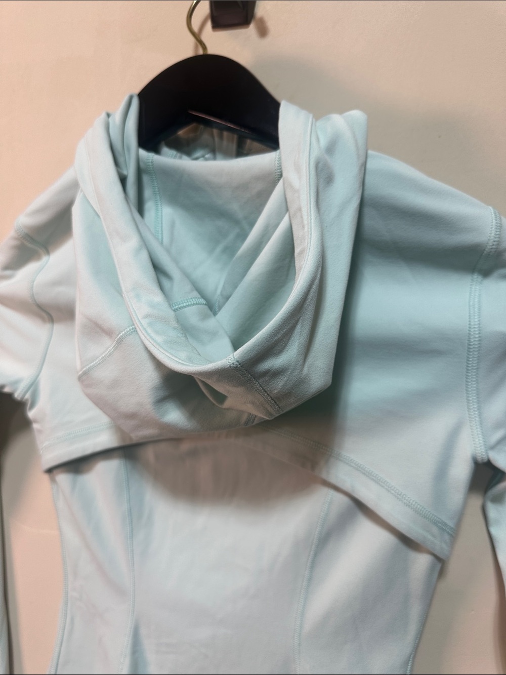 lululemon athletica Pale Blue Hooded Bomber Jacket - Picture 7 of 10